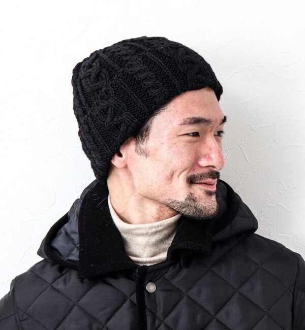 Black Sheep/ブラックシープ】Knit Aran Cap MC05|NOLLEY'S(ノーリーズ