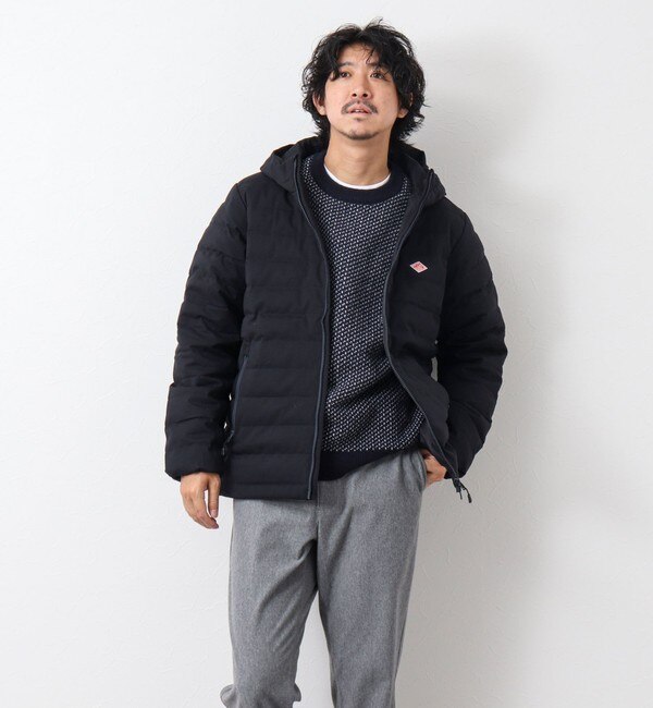 DANTON/ダントン】MIDDLE DOWN HOODED JACKET PWL ミドルダウン