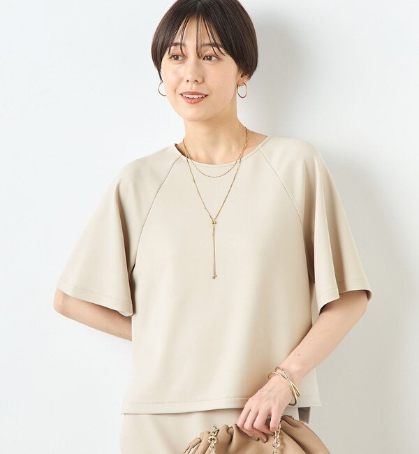 ◇【WEB限定】【R JUBILEE/アール ジュビリー】Back Slit Print Tee|NOLLEY'S(ノーリーズ)の通販｜アイルミネ