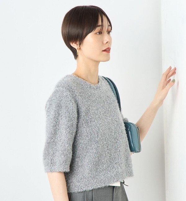 セール】 ラメカシミヤプルオーバーニット （ニット・セーター）｜Maison de CINQ / メゾン ドゥ サンク ファッション通販  タカシマヤファッションスクエア
