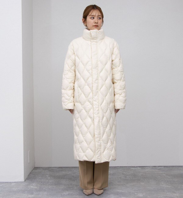 ◇【WEB限定】【TAION/タイオン】ヘチマキルトロングダウン 24AW