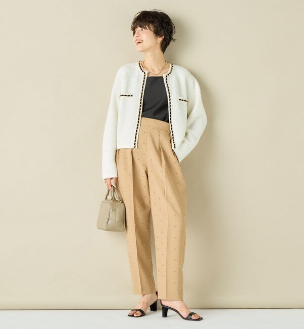 飯豊まりえさん着用＞チェーンブレードフワフワジャケット 24AW