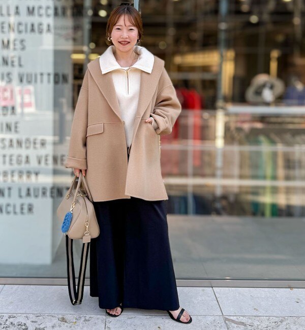 ◇【WEB限定カラーあり】SUPER140リバーショールコート 24AW ◇【WEB限定カラーあり】SUPER140リバーショールコート 24AW