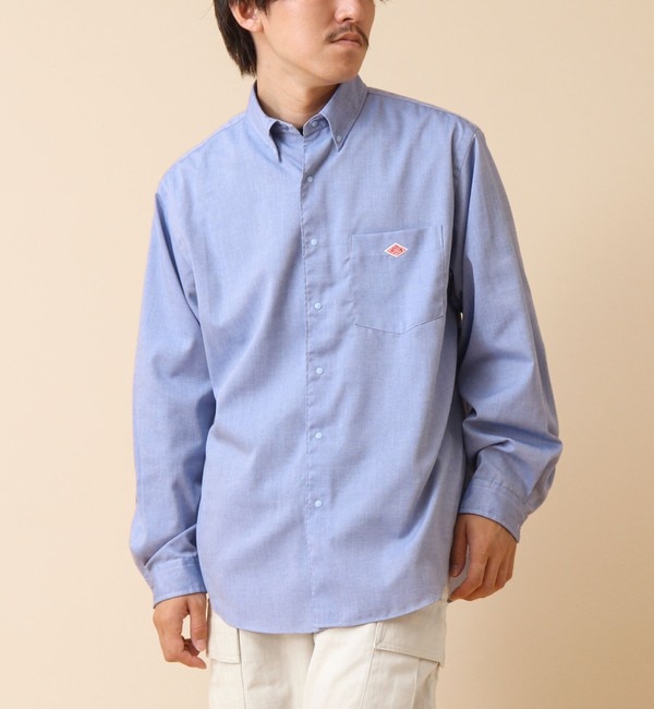 モテ系ファッションメンズ|【ノーリーズ/NOLLEY'S】 【DANTON/ダントン】POD DOT BUTTON BD SHIRT LS 24AW