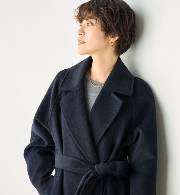 アンゴラロングベルテッドコート 24AW|NOLLEY'S(ノーリーズ)の通販｜アイルミネ