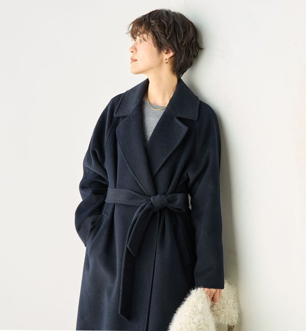 アンゴラロングベルテッドコート 24AW|NOLLEY'S(ノーリーズ)の通販｜アイルミネ