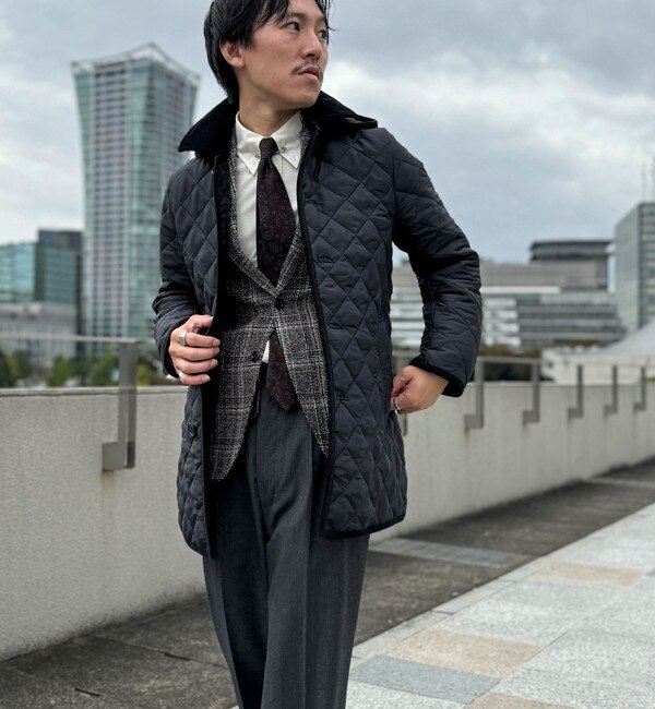 Traditional Weatherwear（トラディショナルウェザーウェア）の「【Traditional WeatherWear】別注 DERBY  HOOD キルティングジャケット（ブルゾン）」 - WEAR