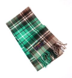 【TWEEDMILL/ツイードミル】Lambswool Muffler Check 25