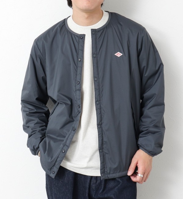 ファッションメンズなら|【ノーリーズ/NOLLEY'S】 【DANTON/ダントン】INSULATION COLLARLESS JACKET 25SS