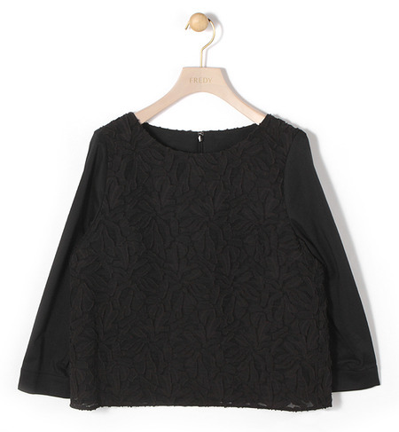 【フレディ/fredy】 ジャガードレースプルオーバーブラウス [送料無料]
