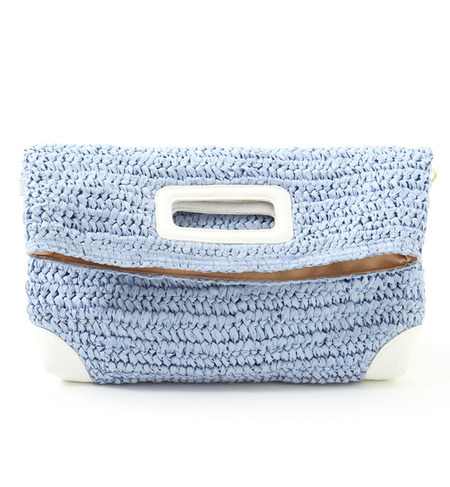 ペーパー抜きハンドルクラッチバッグ