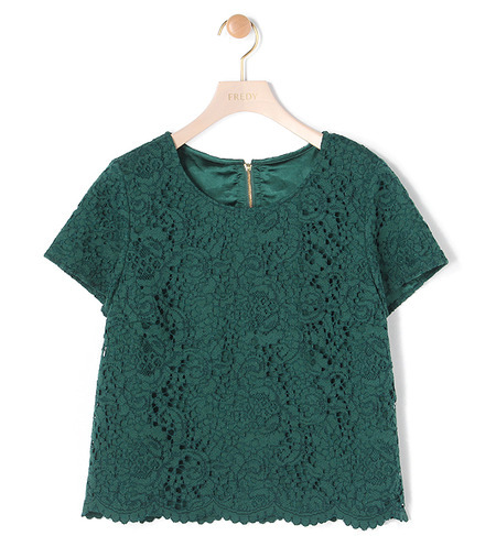 【フレディ/fredy】 フラワーコードレースプルオーバーブラウス [送料無料]