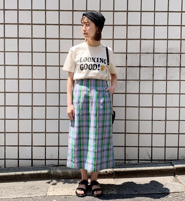 綿麻チェック柄タイトスカート Fredy Gloster フレディアンドグロスター の通販 アイルミネ 綿麻チェック柄タイトスカート Fredy Gloster フレディアンドグロスター の通販 アイルミネ