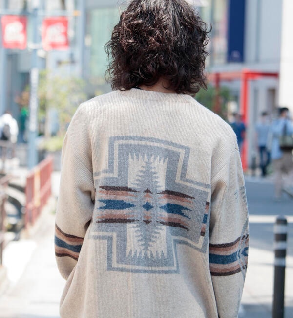 PENDLETON/ペンドルトン】ジャガードニットカーディガン ネイティブ柄