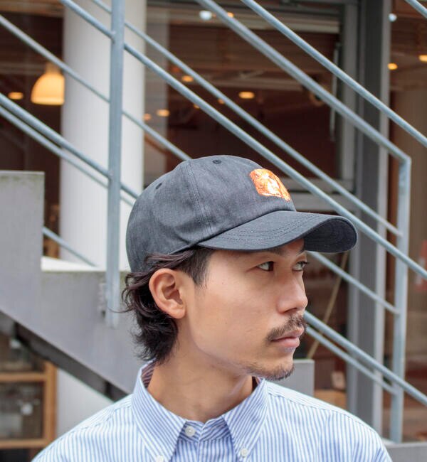 GLOSTER/グロスター】WASHED DOG embroidery CAP キャップ