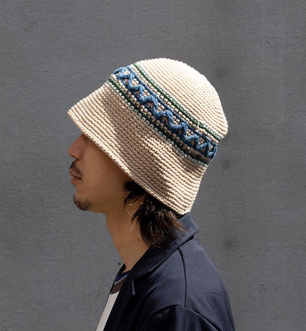 Mighty Shine/マイティシャイン】Groovy Knit Hat -Nordic & Border