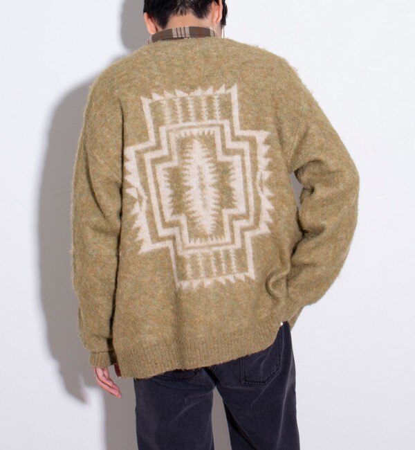 PENDLETON/ペンドルトン】別注シャギーニットカーディガン バック