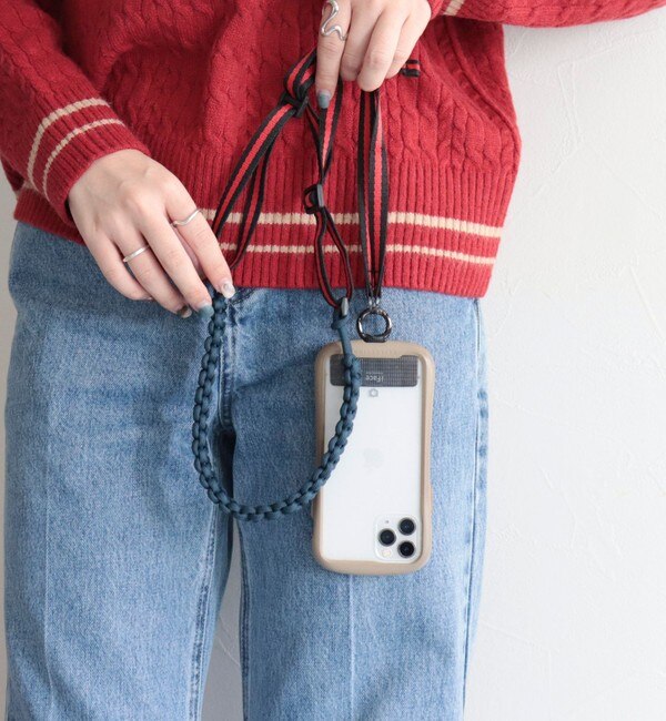 平編みスマホショルダーストラップ|FREDYGLOSTER(フレディアンドグロスター)の通販｜アイルミネ