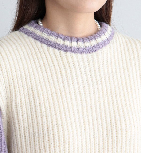 Kerry Woollen Mills/ケリーウーレンミルズ】FISHERMAN RIB CREWNECK