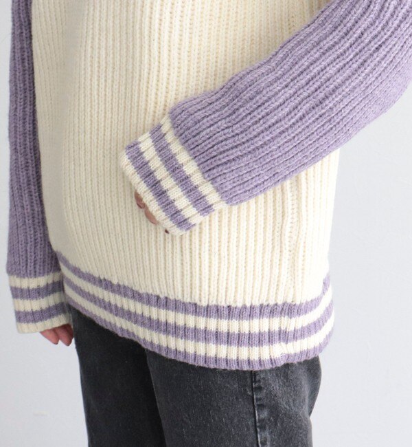 Kerry Woollen Mills/ケリーウーレンミルズ】FISHERMAN RIB CREWNECK