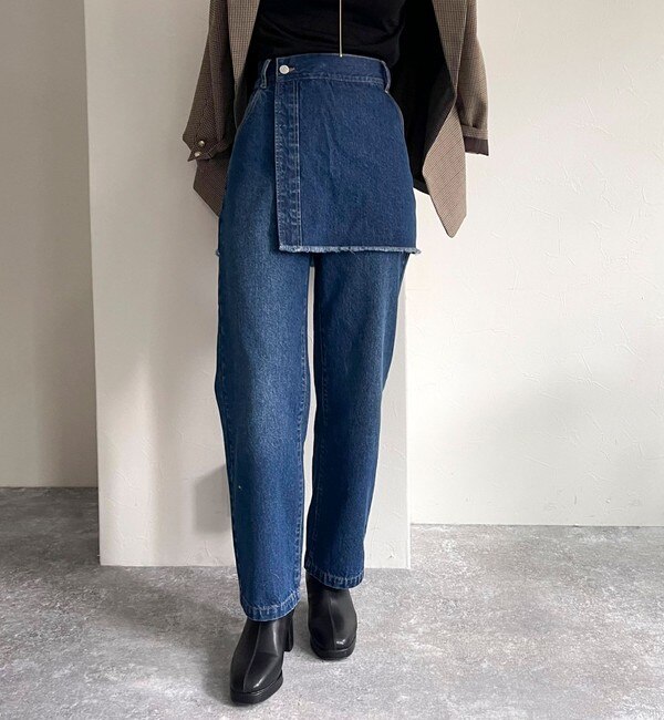 パンツ デニム ジーンズ Layered Wrap Denim Pants レイヤードラップ