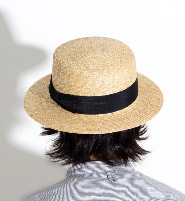 GLOSTER/グロスター】STRAW BOATER HAT ストローハット 麦わら カンカン帽 |FREDY&GLOSTER(フレディアンドグロスター)の通販｜アイルミネ