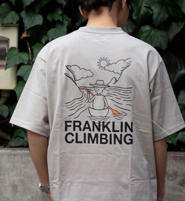 【フレディアンドグロスター/FREDY&GLOSTER】 【限定展開】【Franklin Climbing/フランクリンクライミング】 バックプリント カヌーグラフィックTシャツ