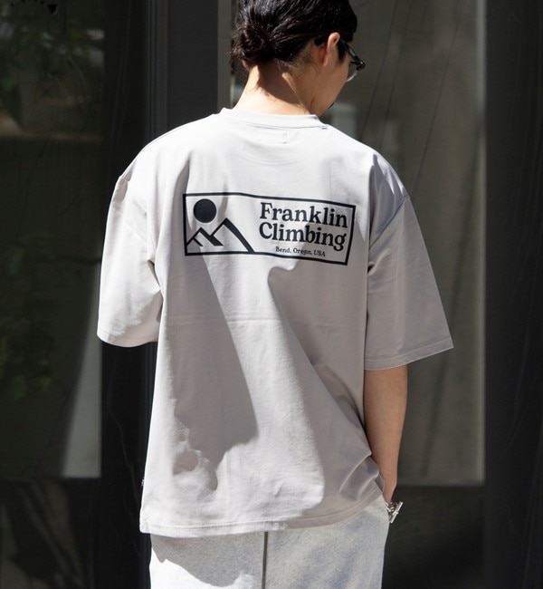 【フレディアンドグロスター/FREDY&GLOSTER】 【限定展開】【Franklin Climbing/フランクリンクライミング】グラフィック バックプリント 半袖Tシャツ