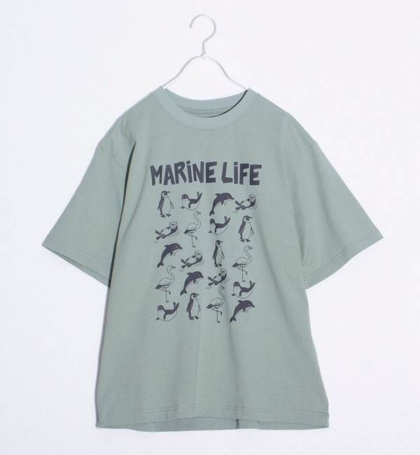 メンズファッションオススメ|【フレディアンドグロスター/FREDY&GLOSTER】 【FREDYMAC/フレディマック】SYMBIOSIS/MARINELIFE プリントTシャツ マックT