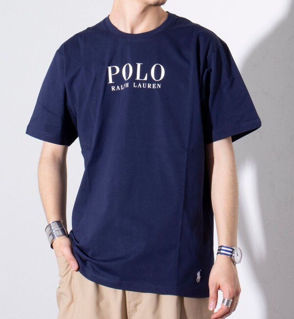 【POLO RALPH LAUREN/ポロ ラルフ ローレン】プリント ロゴTシャツ クルーネック