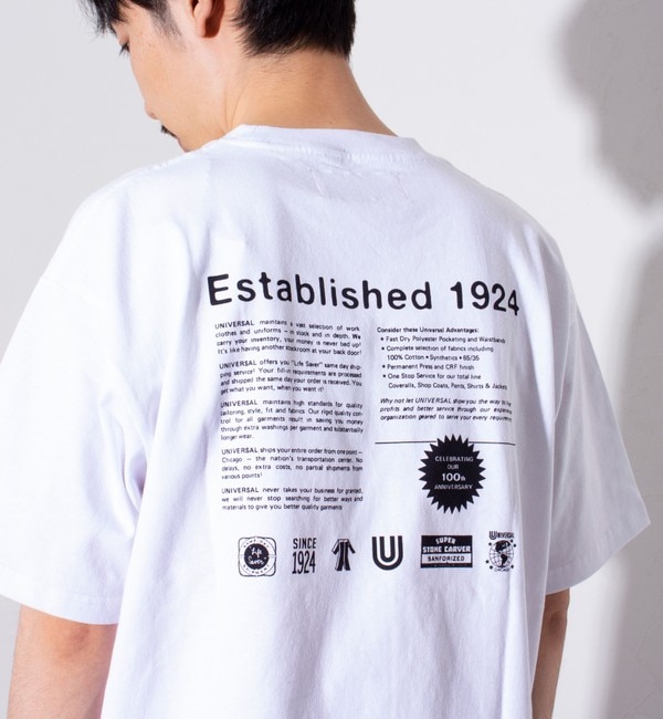 UNIVERSAL OVERALL/ユニバーサルオーバーオール】100th LIMITED  プリントTシャツ|FREDY&GLOSTER(フレディアンドグロスター)の通販｜アイルミネ