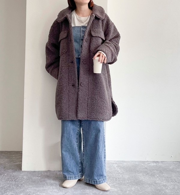 UNIVERSAL OVERALL/ユニバーサルオーバーオール】FREDY emue 別注BOA  COAT|FREDY&GLOSTER(フレディアンドグロスター)の通販｜アイルミネ