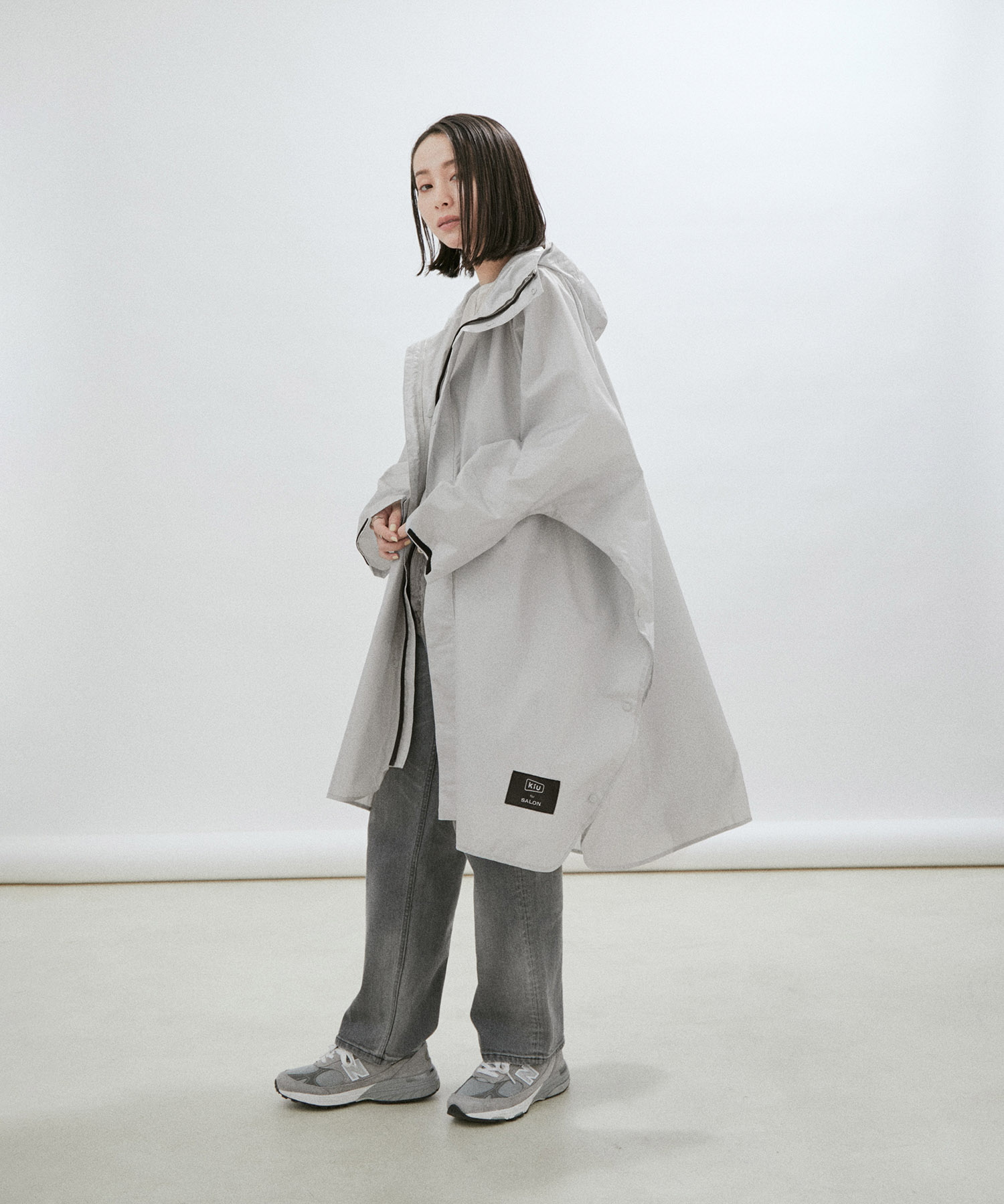 KiU for SALON】[ポーチ付き]別注STANDARD RAIN PONCHO|SALON adam et