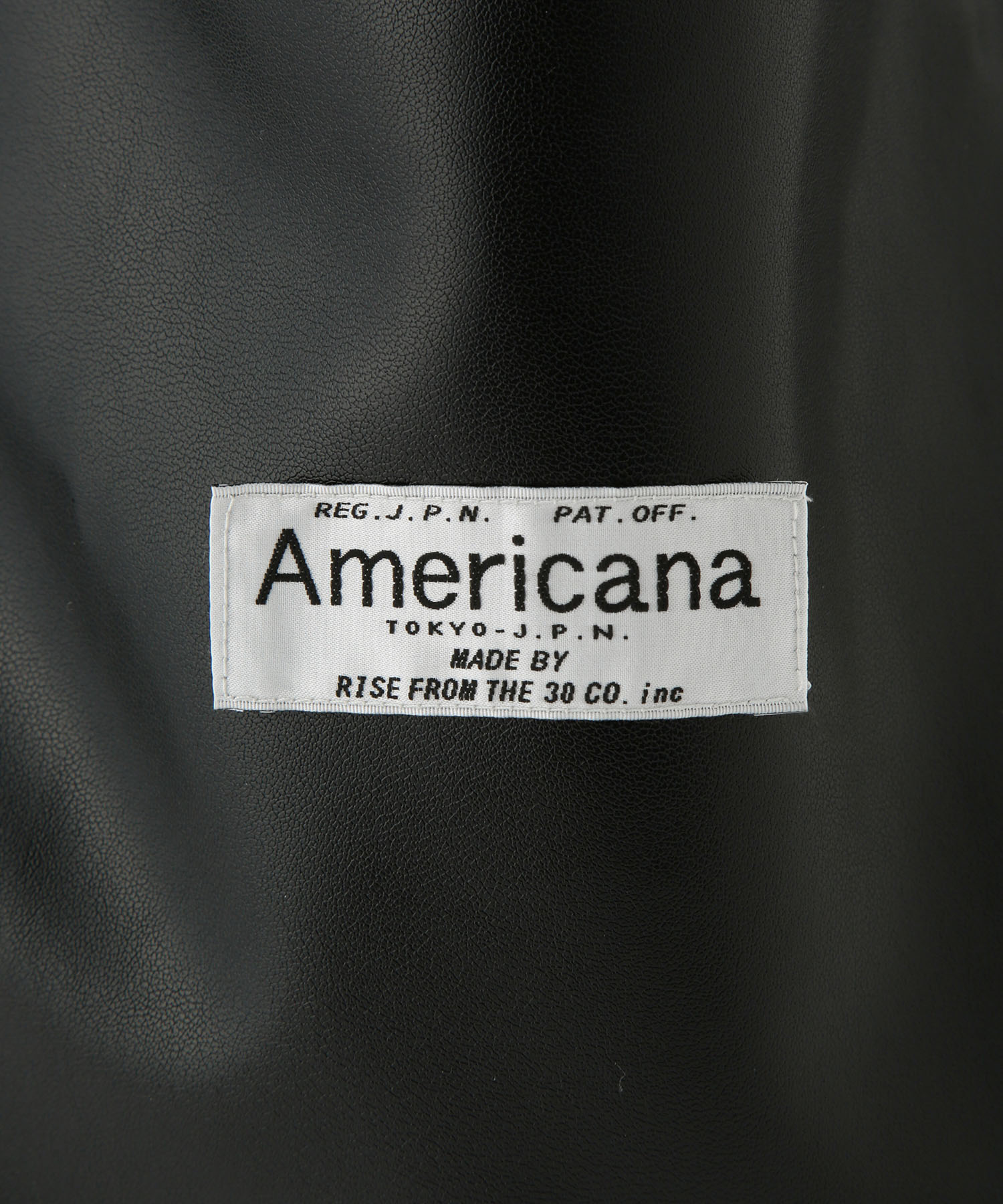 【Americana for SALON】別注バッグ＆ポーチセット ブラック/メタリック