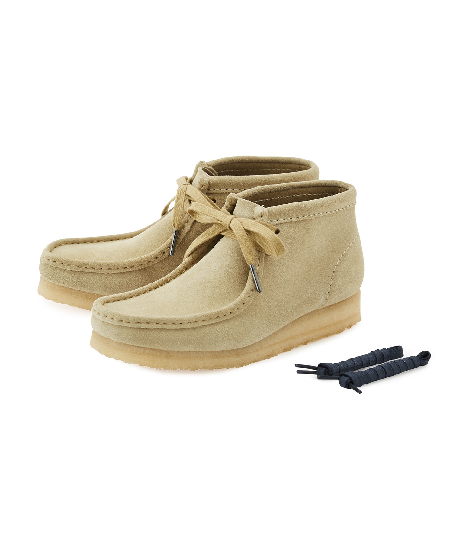 クラークス clarks ワラビー ベージュ 23.5 - ブーツ