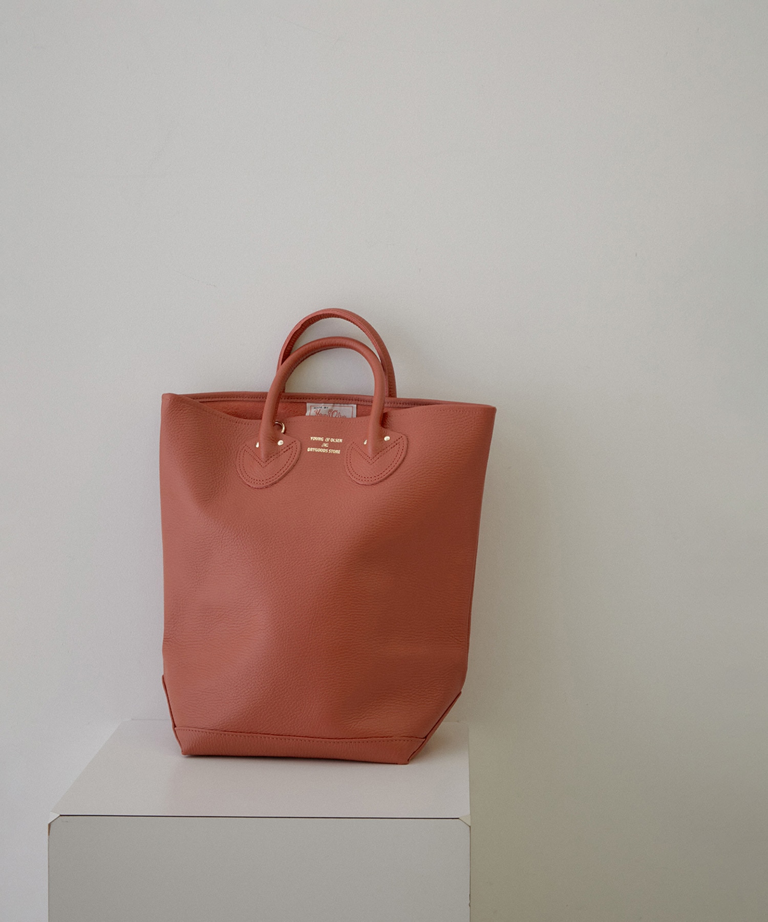 【YOUNG&OLSEN】EMBOSSED LEATHER HAVERSACK◆
