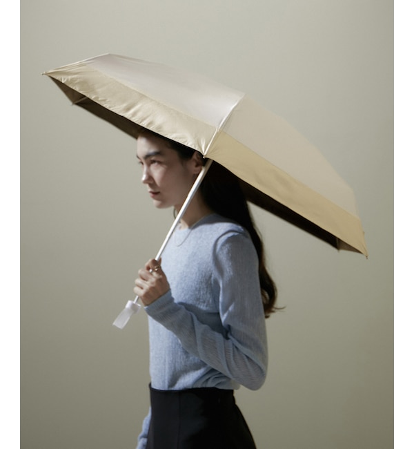 メンズファッションオススメ|【サロン　アダム　エ　ロペ/SALON adam et rope’】 [UVカット率・遮光率99.99%以上]晴雨兼用2トーンアンブレラ/折り畳み傘/日傘