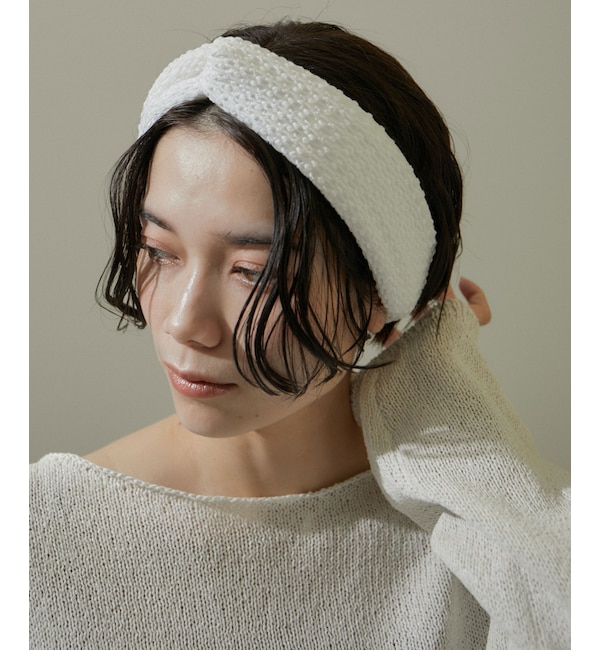 ファッションメンズお薦め|【サロン　アダム　エ　ロペ/SALON adam et rope’】 KINANジャガードヘアバンド