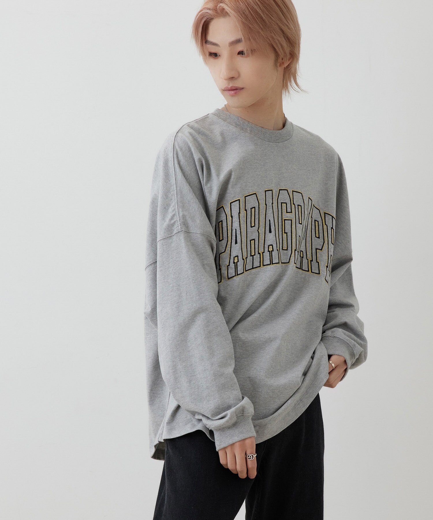 PARAGRAPH/ARCH LOGO LONG SLEEVE TEE/NO.22/22SS|JUNRed(ジュンレッド