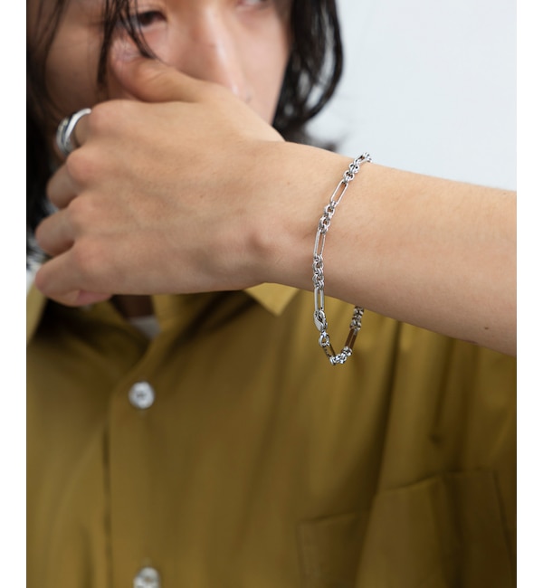 モテ系メンズファッション|【ジュンレッド/JUNRed】 ital. from JUNRed / figaro chain bracelet