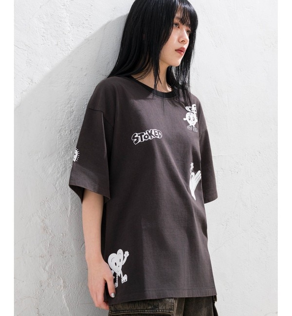 ファッションメンズお薦め|【ジュンレッド/JUNRED】 【Chocomoo×JUNRED】コラボピグメントTシャツ