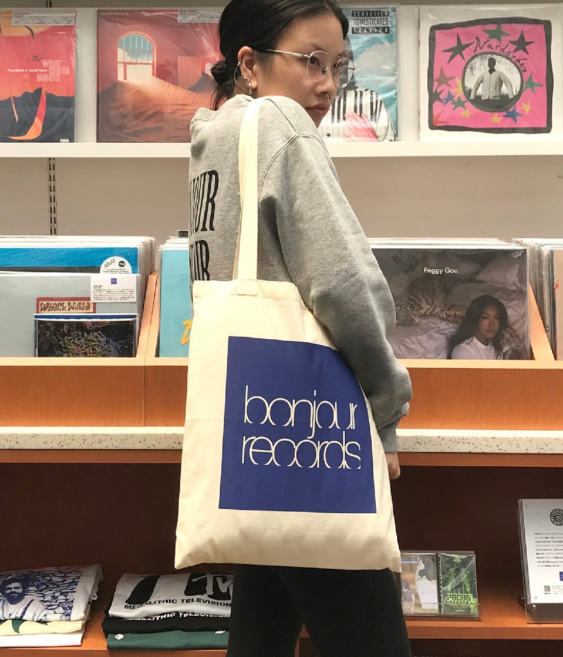 bonjour records】EASY TOTE 2021 トートバッグ|bonjour records