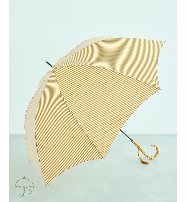 モテ系メンズファッション|【ロペ/ROPE’】 タッセル付き バンブーハンドルバイカラーアンブレラ 長傘