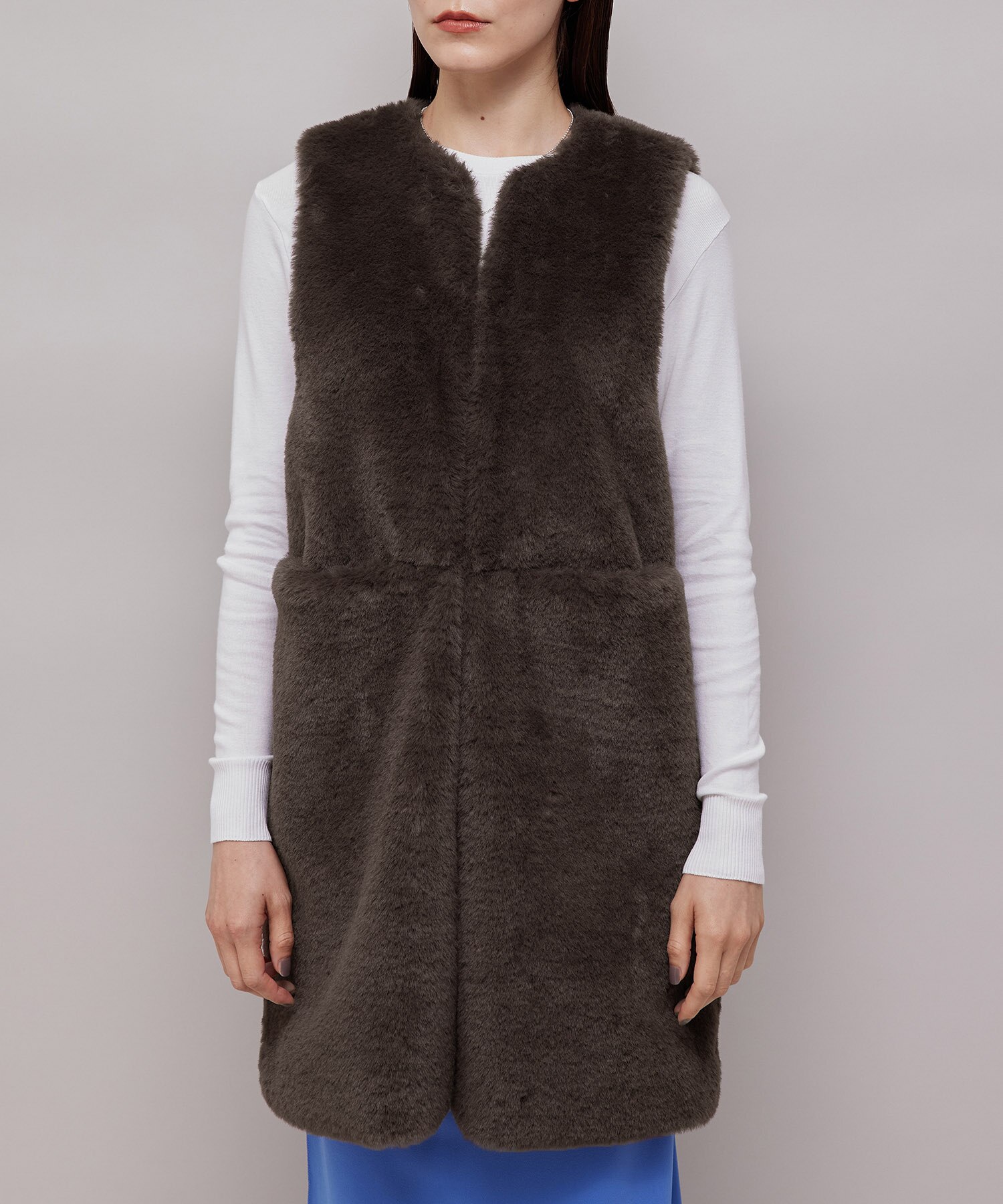 グランドセール nae ジレ Reversible Wool Vest ベスト/ジレ