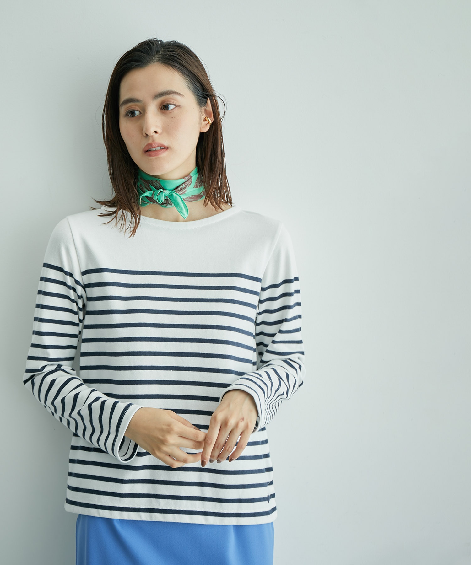 PETIT BATEAU ボーダー ロンT - トップス(Tシャツ