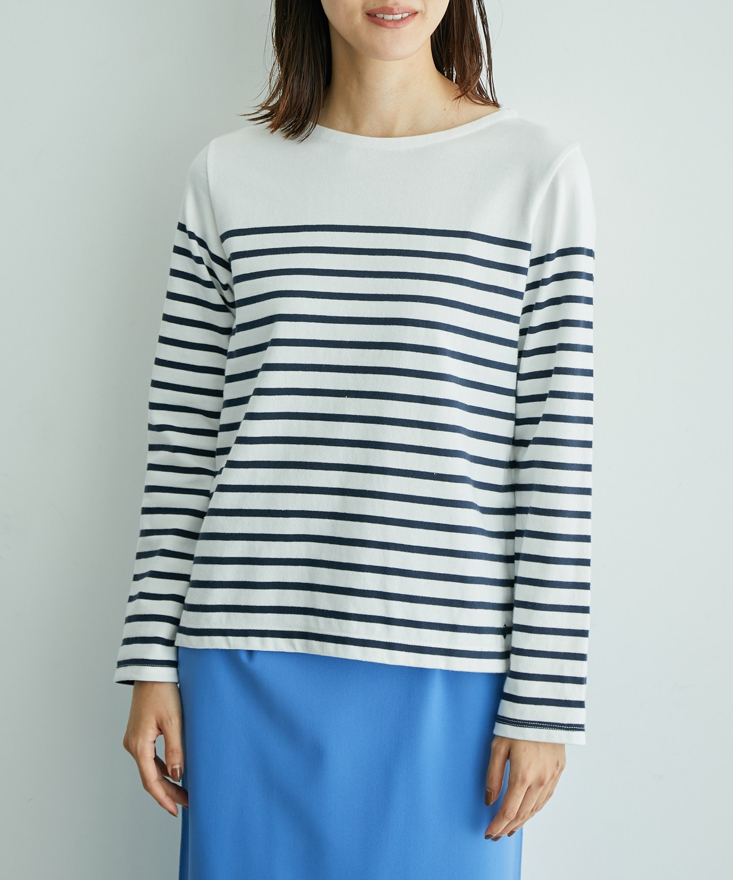 PETIT BATEAU（プチバトー）】ボーダーカットソー|ROPE'(ロペ)の通販