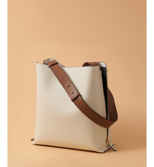 22AW】【E'POR】【A4対応】 Y BAG shoulder L（サイドジップショルダーバッグ）|ROPE'(ロペ)の通販｜アイルミネ