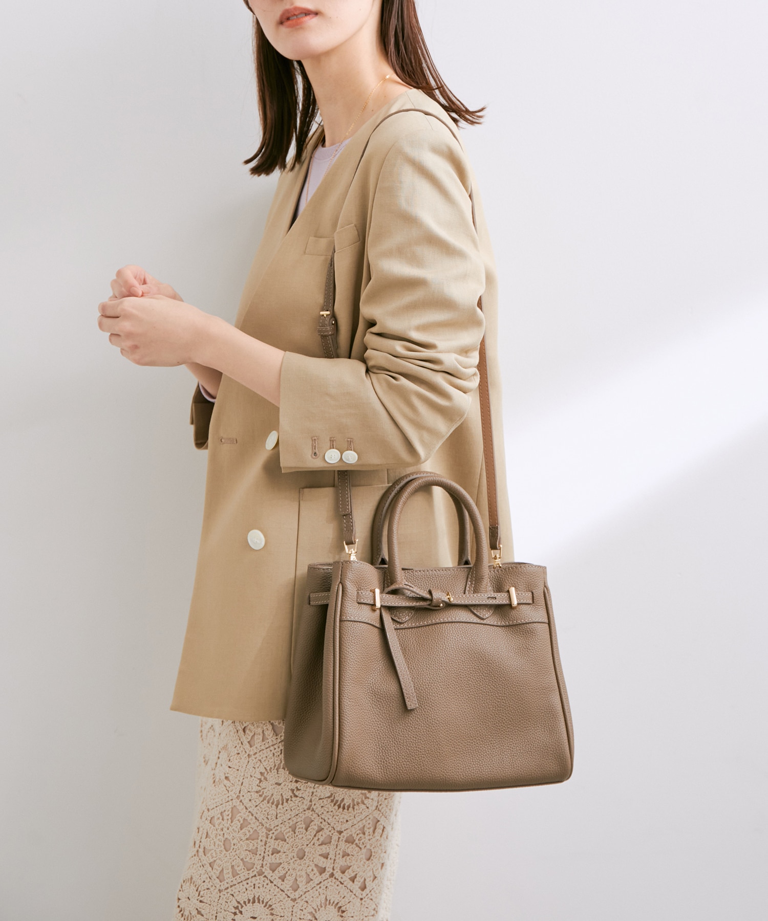 Bree large top online zip satchel