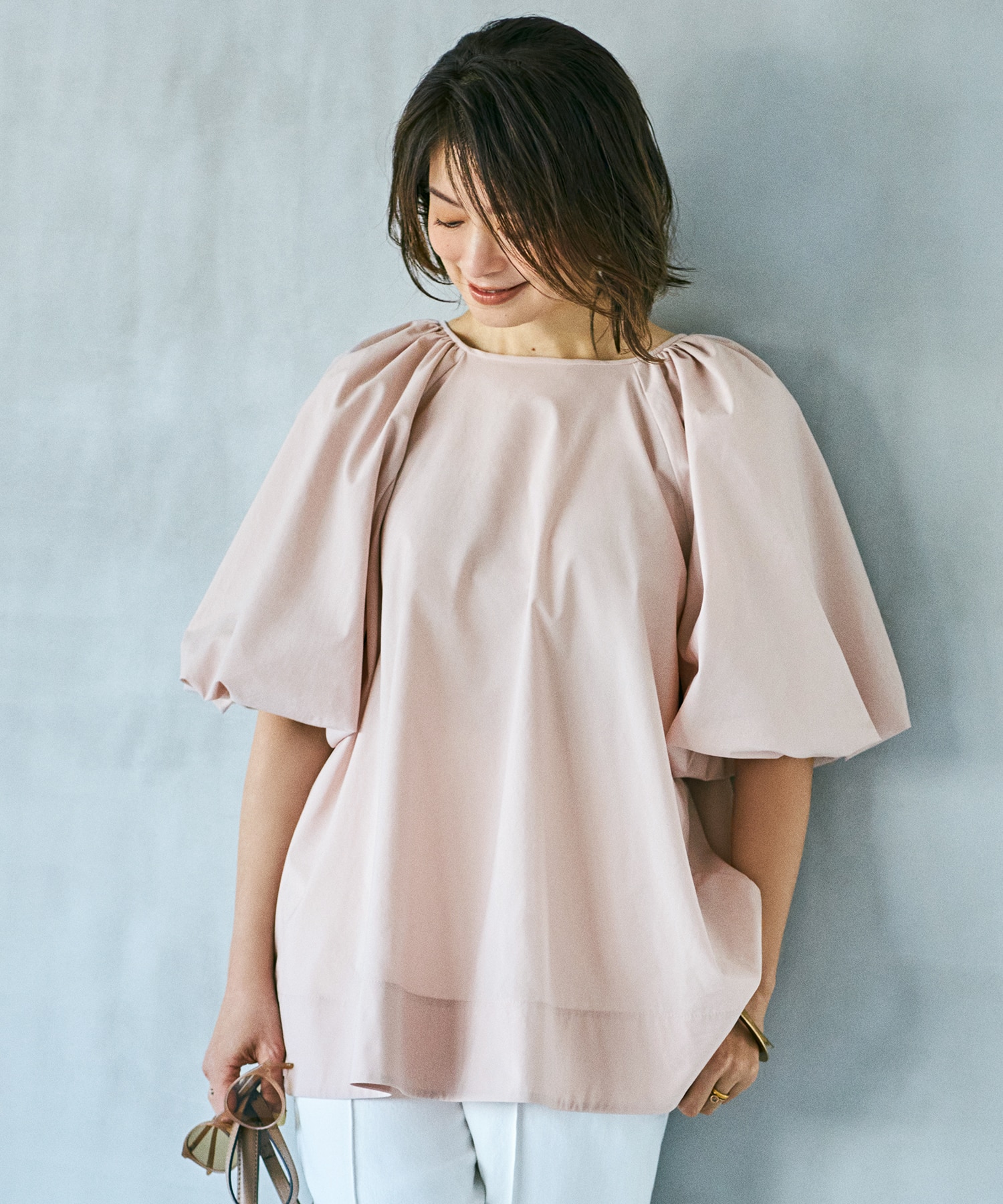 romile BUTTERFLY BLOUSE バルーンスリーブブラウス