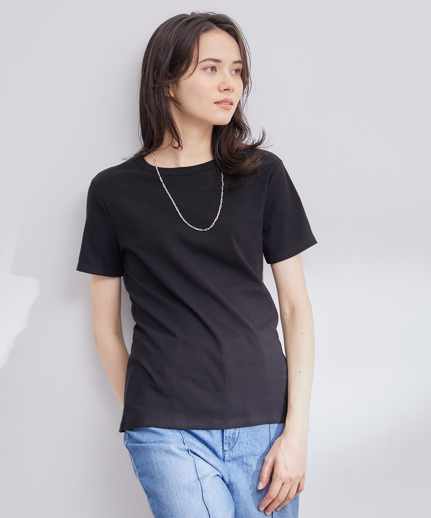 PETIT BATEAU（プチバトー）×ROPE'】ラウンドネックTEE|ROPE'(ロペ)の